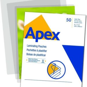 fellowes apex pack de 100 fundas para plastificar a3 125 micras acabado alta calidad transparente
