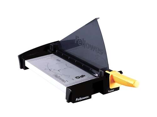fellowes guillotina fusion a4 recorta hasta 10 hojas formato a4 cuchilla de acero inoxidable