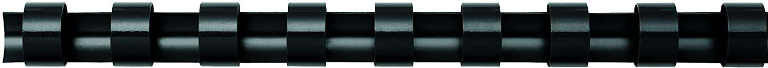 fellowes pack de 100 canutillos de plastico 19mm hasta 150 hojas facil de utilizar y flexible alta calidad color negro