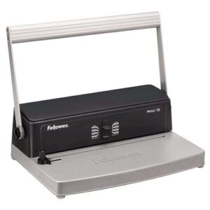 fellowes metal 50 encuadernadora manual a4 de espiral metalico perfora hasta 12 hojas encuaderna hasta 450 hojas