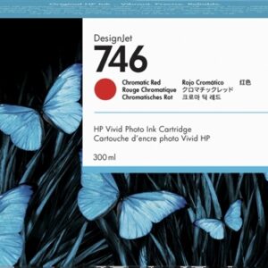 hp 746 rojo cartucho de tinta original p2v81a
