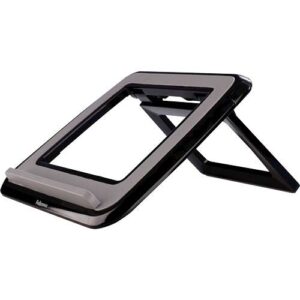 fellowes spire series soporte elevador para portatil ajustable en 7 angulos diferentes plegable