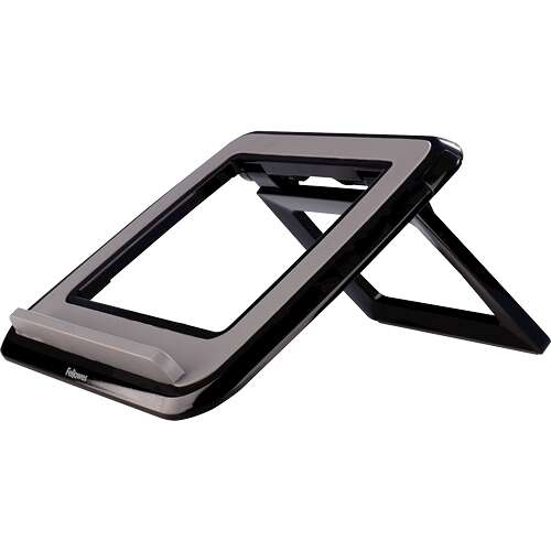 fellowes spire series soporte elevador para portatil ajustable en 7 angulos diferentes plegable