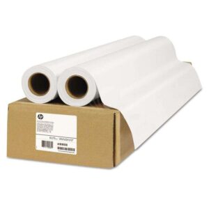 hp everyday pack de 2 bobinas de papel para plotter adhesivo polipropileno mate 36" 914mm x 30,5m 120gr