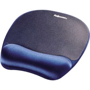 fellowes alfombrilla con reposamuñecas espuma memory foam confort excepcional color zafiro