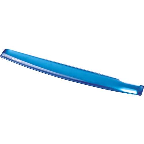 fellowes crystal reposamuñecas para teclado de gel resistente a las manchas base antideslizante color azul