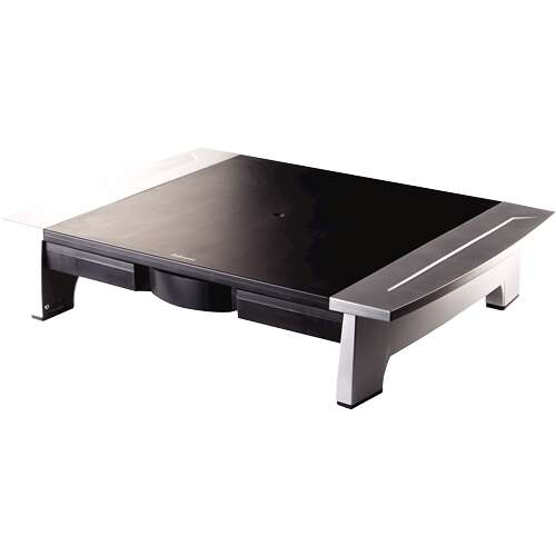 fellowes office suites soporte para monitor 5 ajustes de altura cajon de almacenamiento espacio para portatil peso max 36kg