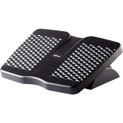 fellowes refresh reposapies con ventilacion 45.2x33cm 2 ajustes de altura plataforma deslizante color negro