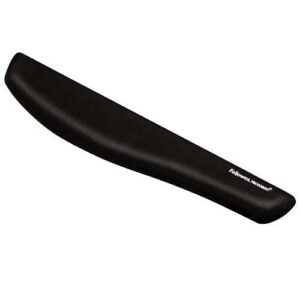 fellowes plushtouch reposamuñecas para teclado foam fusion proteccion antibacterias material extrasueve base antideslizante color negro
