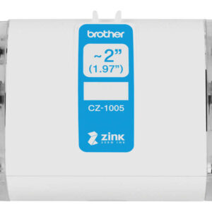 brother cz1005 rollo de etiquetas originales de tamaño personalizado ancho 50mm x 5 metros zero ink