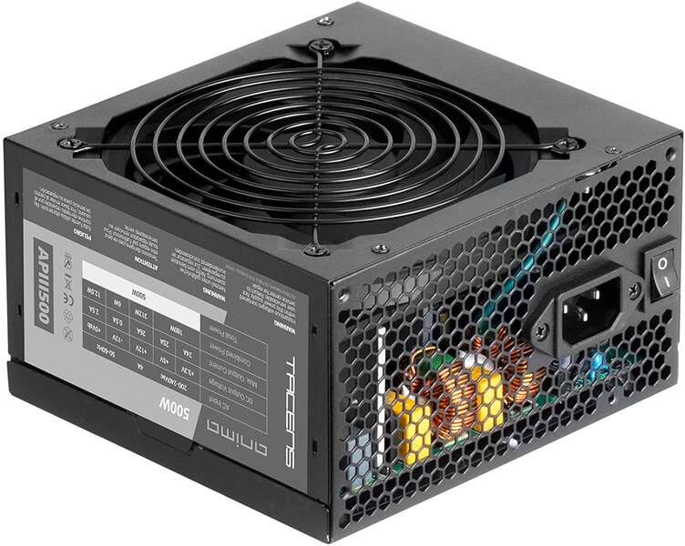 tacens anima apiii500 fuente de alimentacion 500w atx eficiencia bronze del 85% ventilador 120mm
