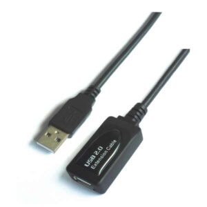 aisens cable extension usb 2.0 prolongador con amplificador tipo a macho a tipo a hembra 10m color negro