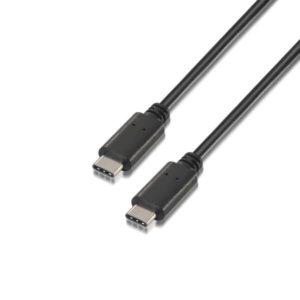 aisens cable usb 2.0 3a tipo usb c/m usb c/m 2.0m color negro