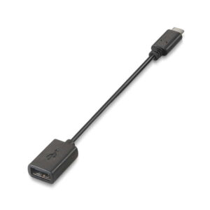 aisens cable usb 2.0 3a tipo usb c/m a hembra 15cm color negro