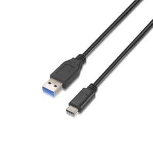 aisens cable usb 3.1 gen2 10gbps 3a tipo usb c/m a macho 1.0m color negro
