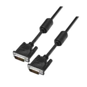 aisens cable dvi dual link 24+1 con ferrita dvi d macho a dvi d macho 1.8m (2560 x 1600) color negro
