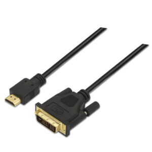 aisens cable dvi a hdmi dvi18+1/macho hdmi a macho 1.8m full hd color negro