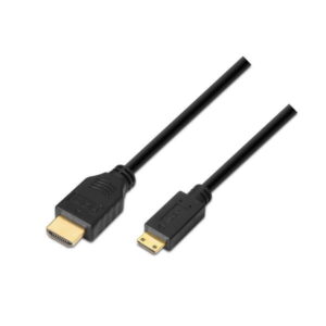 aisens cable hdmi a mini hdmi alta velocidad / hec a macho c/macho 3.0m compatibilidad 3d y ethernet color negro
