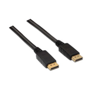 aisens cable displayport v1.2 4k@60hz dp/m dp/m 2.0m 4k color negro