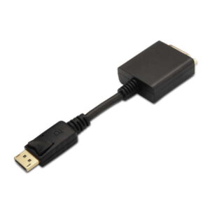 aisens conversor displayport a dvi single link dp/m dvi/h 15cm color negro