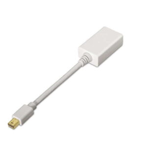 aisens conversor mini dp a hdmi mdp/m hdmi a hembra 15cm color blanco