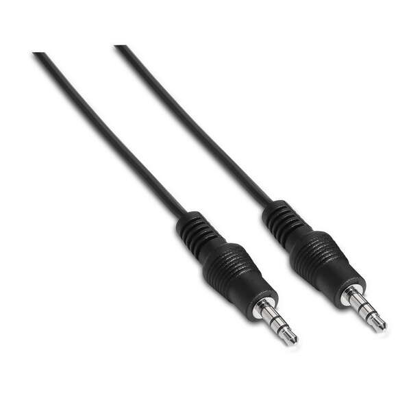 aisens cable audio estereo jack 3.5/m jack 3.5/m 0.3 m color negro