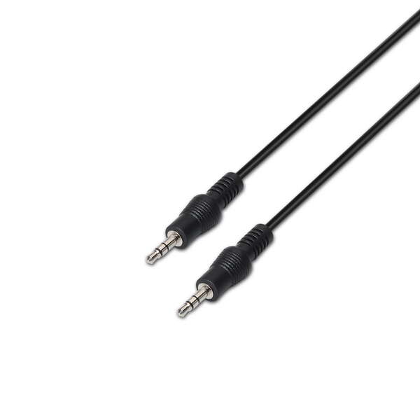 aisens cable audio estereo jack 3.5/m jack 3.5/m 3.0m color negro