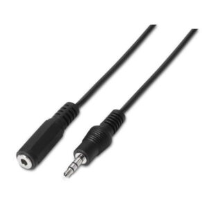 aisens cable audio estereo jack 3.5/m jack 3.5/h 1.5m color negro