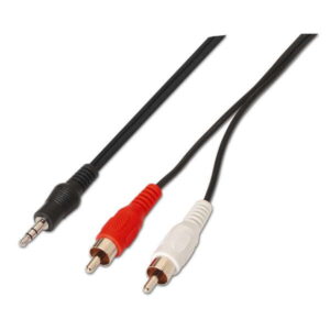 aisens cable audio estereo jack 3.5/m 2xrca macho 1.5m color negro