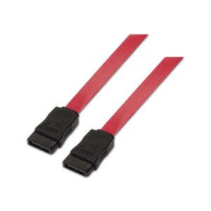 aisens cable sata iii datos 6g datos 0.5m para disco duro sata i ii iii ssd color rojo