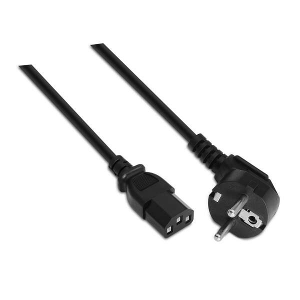 aisens cable alimentacion cpu cee7/m c13/h 1.5m 100% cobre puro awg18 color negro