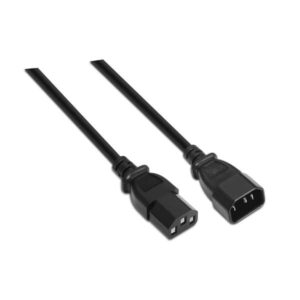 aisens cable alimentacion cpu c13/h c14/m 1.5m 100% cobre puro awg18 color negro
