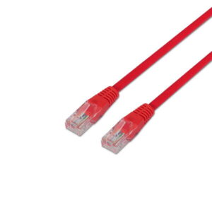 aisens cable de red latiguillo rj45 cat.6 utp awg24 0.5m 10/100/1000 mbit/s color rojo