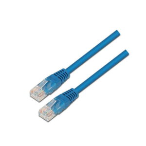 aisens cable de red latiguillo rj45 cat.6 utp awg24 1.0m 10/100/1000 mbit/s color azul