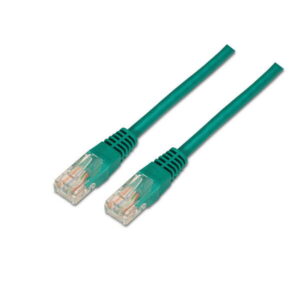 aisens cable de red latiguillo rj45 cat.6 utp awg24 1.0m 10/100/1000 mbit/s color verde