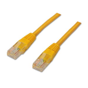 aisens cable de red latiguillo rj45 cat.6 utp awg24 1.0m 10/100/1000 mbit/s color amarillo