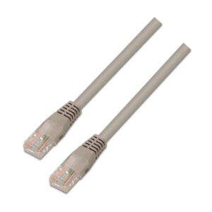 aisens cable de red latiguillo rj45 lszh cat.6 utp awg24 5.0m libre de halogenos 10/100/1000 mbit/s color gris