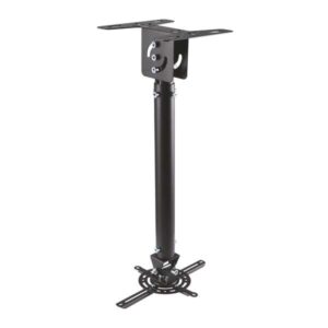 aisens soporte de techo universal profesional giratorio inclinable y extensible para proyector color negro