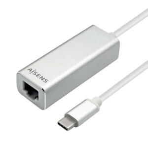 aisens conversor usb3.1 gen1 usb c a ethernet gigabit 10/100/1000 mbps color negro