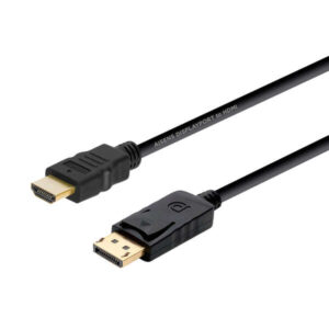 aisens cable conversor displayport a hdmi dp/m hdmi/m 2.0m color negro