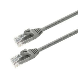 aisens cable de red latiguillo rj45 lszh cat.6a 500 mhz utp awg24 15m libre de halogenos 10 gigabit/s color gris