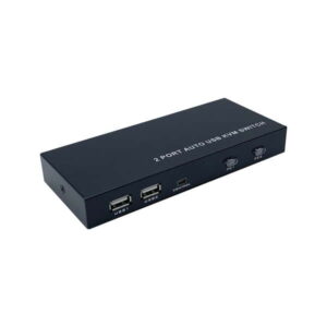 aisens conmutador kvm hdmi 4k@60hz usb 1u 2pc con fuente alimentacion color negro