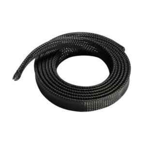 aisens organizador de cable poliester 20mm 1.0m color negro