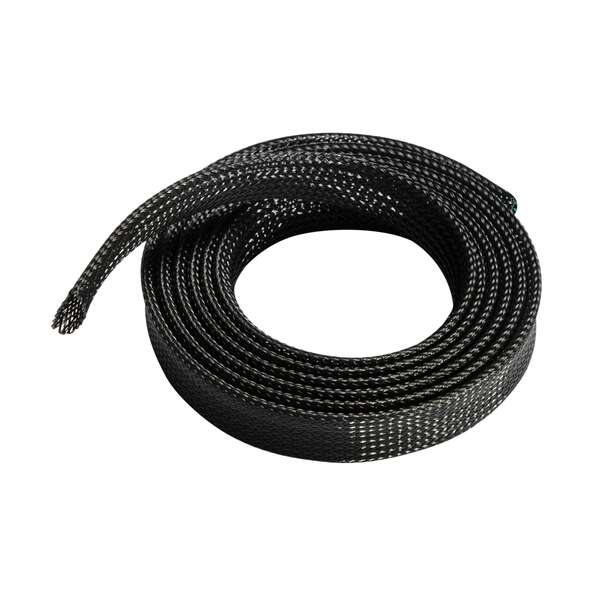 aisens organizador de cable poliester 20mm 1.0m color negro