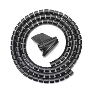 aisens organizador de cable en espiral 25mm 1.0m color negro