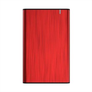 aisens caja externa 2.5" para discos duros 9.5mm sata i ii y iii a usb 3.0/usb 3.1 gen1 color rojo