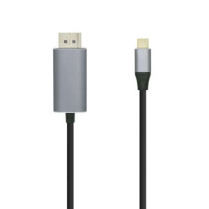aisens cable conversor usb c a displayport 4k@60hz usb c/m dp/m 0.8m color negro