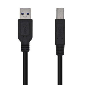 aisens cable usb 3.0 impresora tipo a/m b/m 3.0m color negro