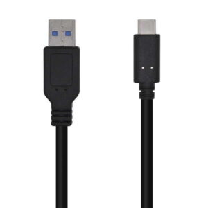 aisens cable usb 3.1 gen2 10gbps 3a tipo usb c/m a macho 1.5m color negro
