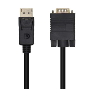 aisens cable conversor displayport a vga dp/m vga/m 3.0m color negro